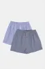 Men Grey Solid Woven Boxer Set (Pack of 2) sold by Redtag