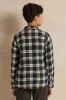 Senior Boys Navy checkered Shirt With White T-shirt sold by Redtag