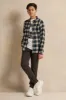 Senior Boys Navy checkered Shirt With White T-shirt sold by Redtag