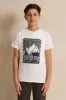 Senior Boys Navy checkered Shirt With White T-shirt sold by Redtag