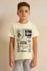 Boys Yellow And Grey Nasa Printed Pyjama Set (2 Piece) sold by Redtag