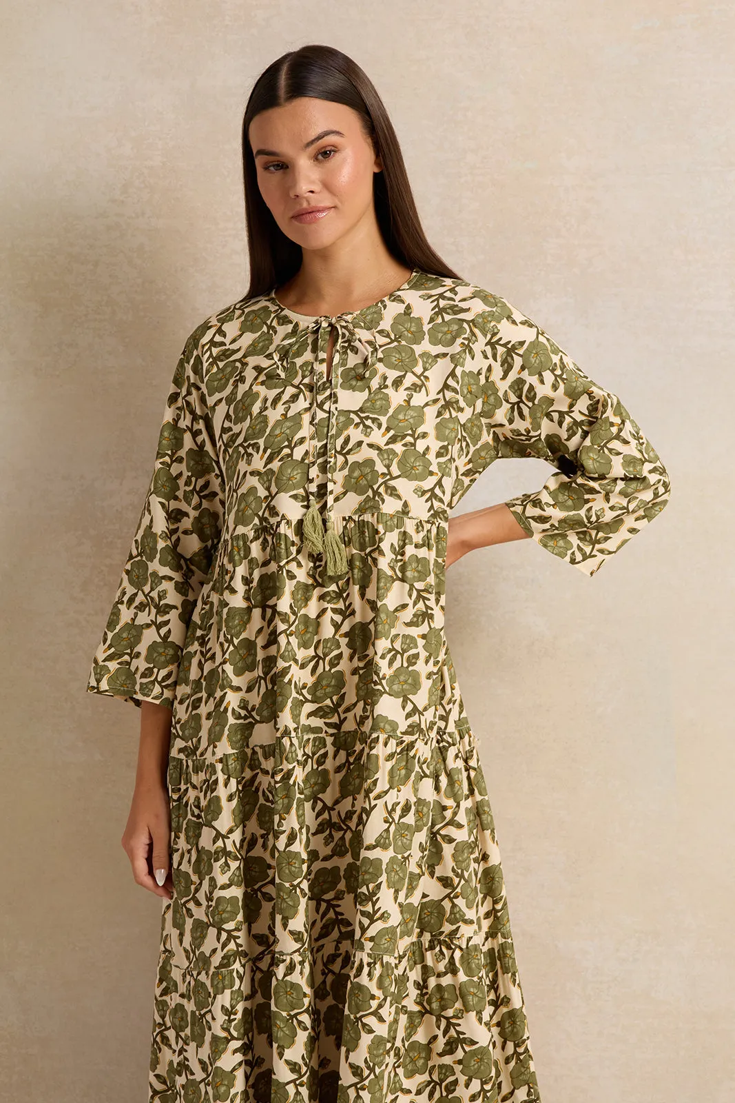 Women Green Bold Printed Nightgown sold by Redtag product image thumbnail 2