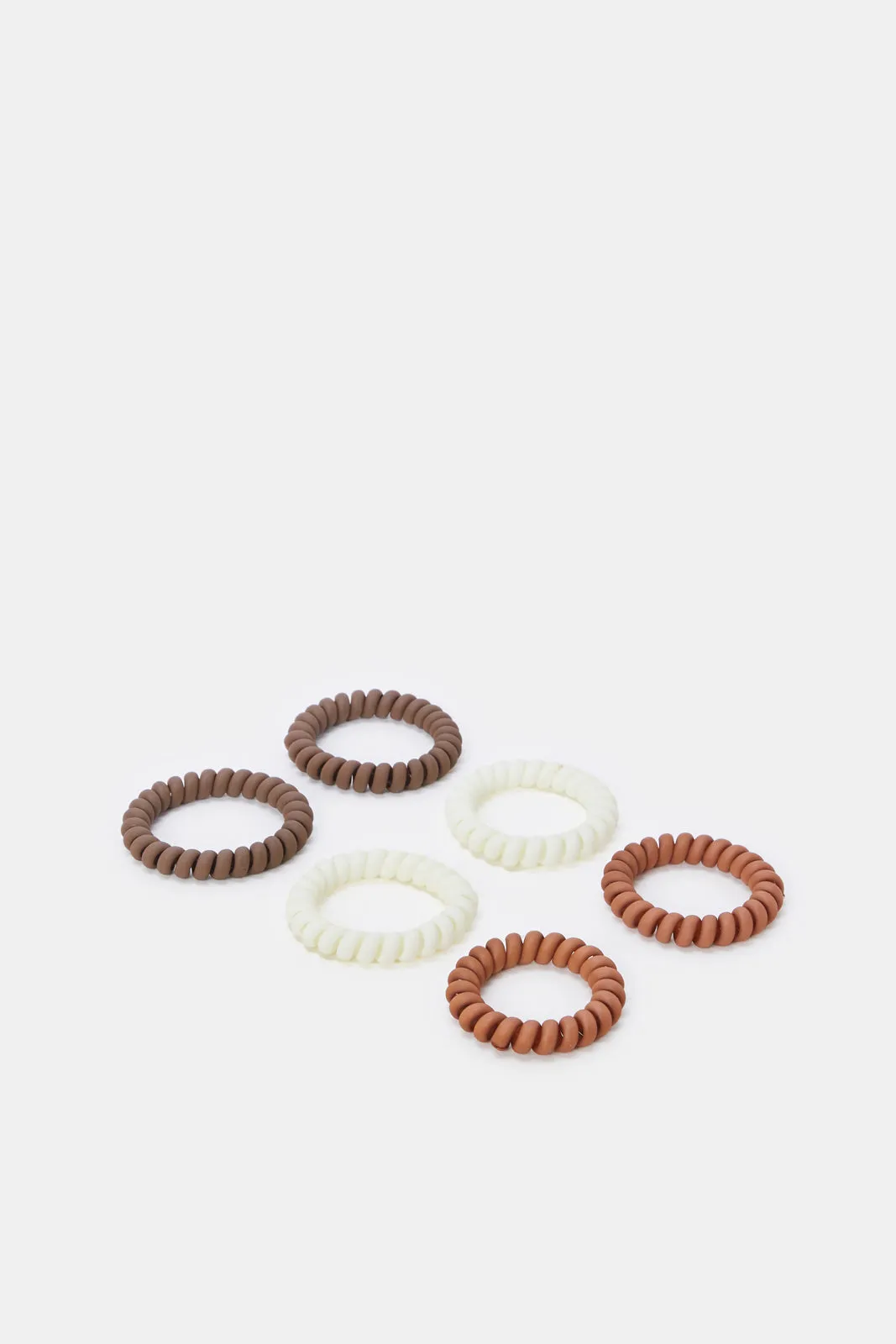 Women Assorted Plain Elastic Hair Band Set (6 Piece) sold by Redtag product image thumbnail 2