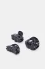 Women Black Solid Hair Claw Set (3 Piece) sold by Redtag