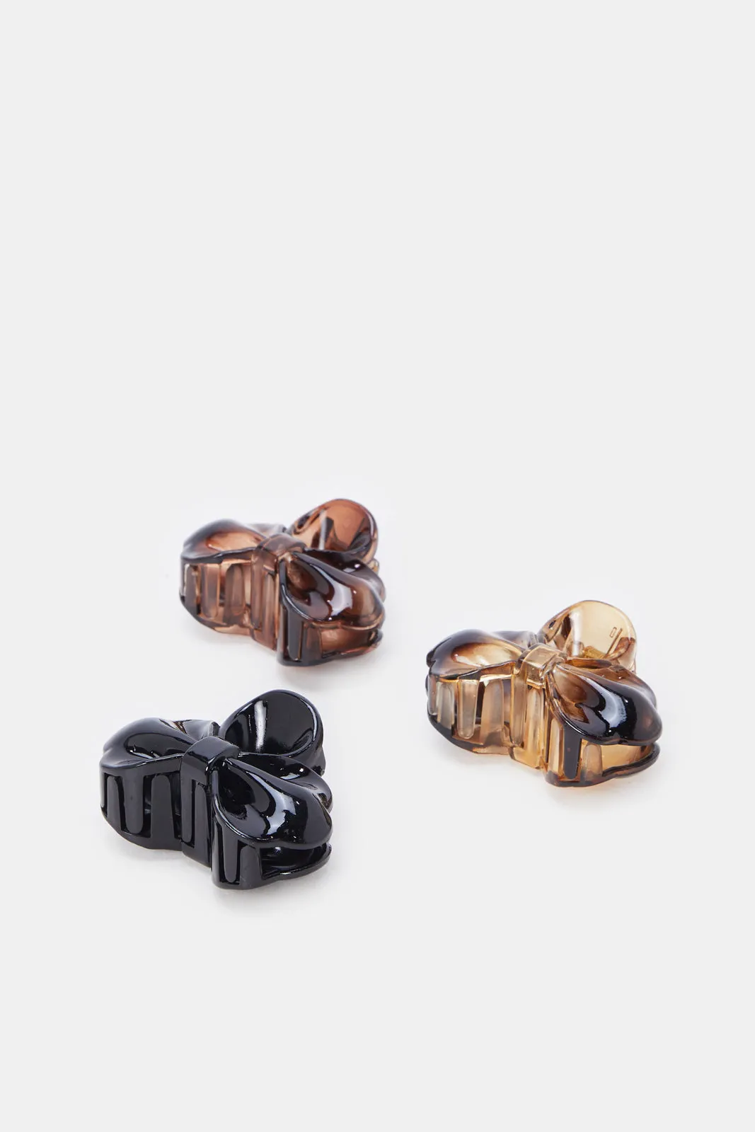 Women Assorted Solid Hair Claw Set (3 Piece) sold by Redtag