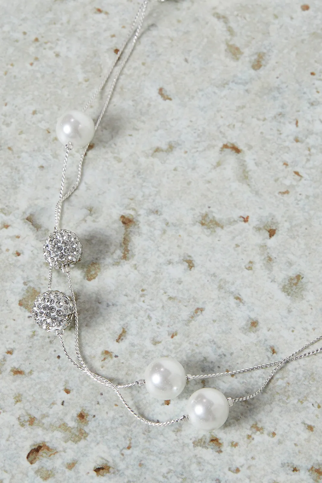 Women Silver Embellished Necklace sold by Redtag product image thumbnail 2