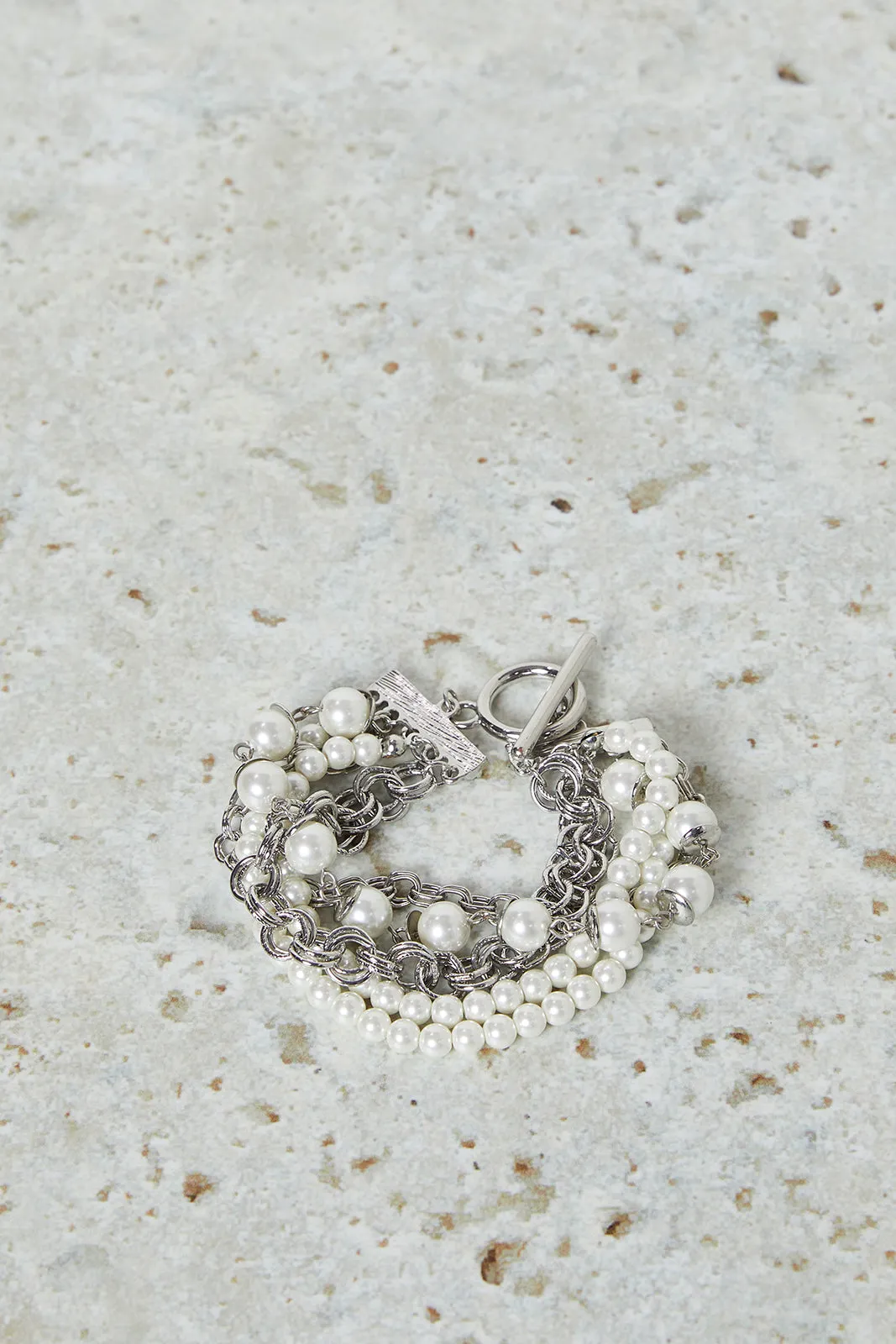 Women Silver Embellished Bracelet sold by Redtag