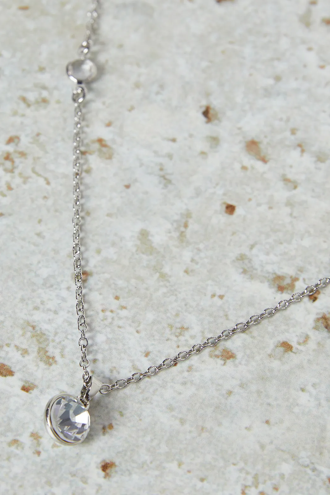 Women Silver Necklace And Earring Set (2 Piece) sold by Redtag product image thumbnail 3