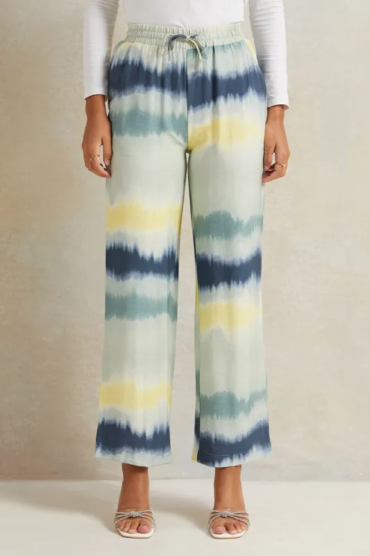Women Assorted Printed Wide Leg Trouser sold by Redtag