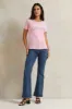 Women Pink Rhinestone Embellished T-Shirt sold by Redtag