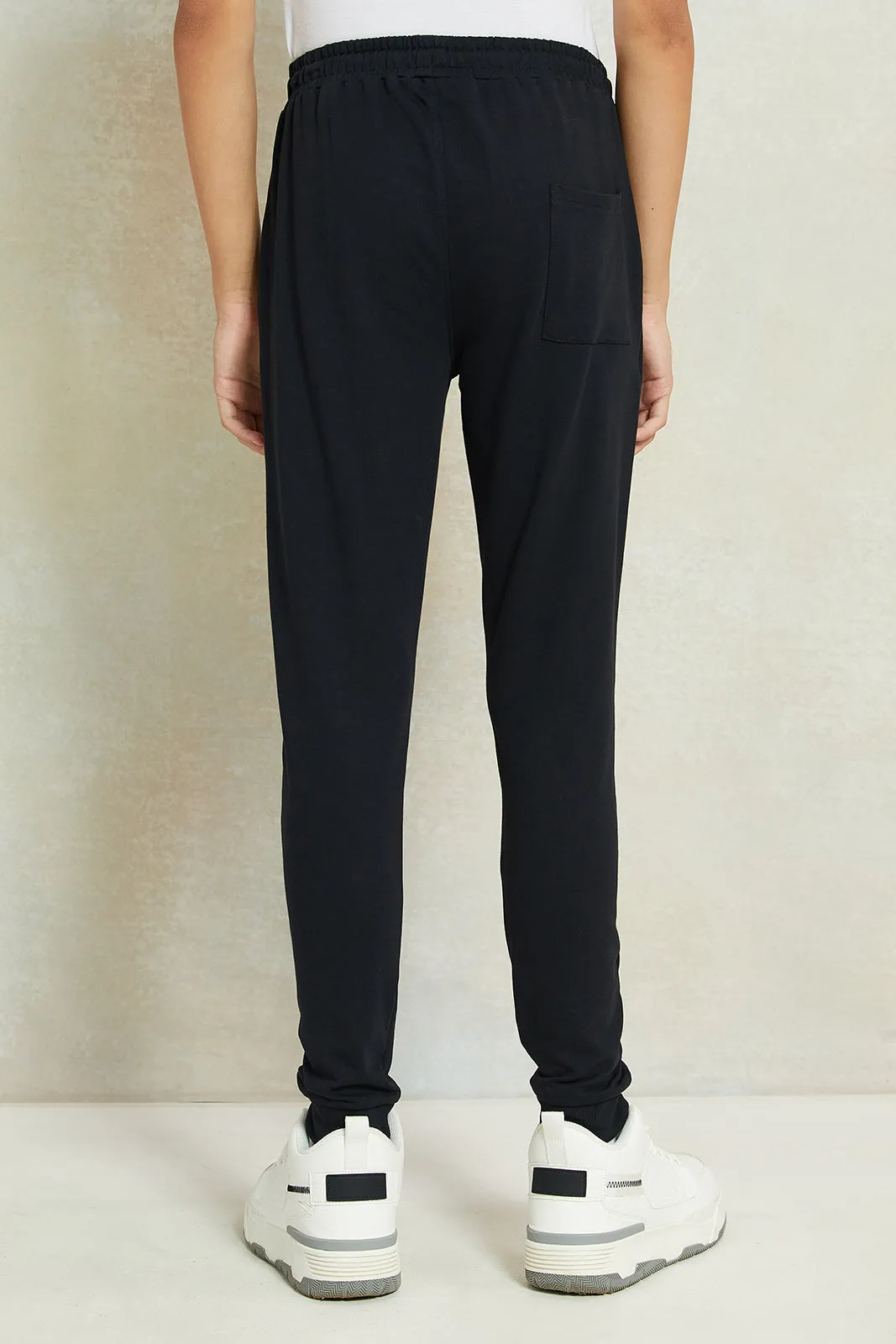 Senior Boys Black Chicago Bulls Printed Active Pants sold by Redtag product image thumbnail 3