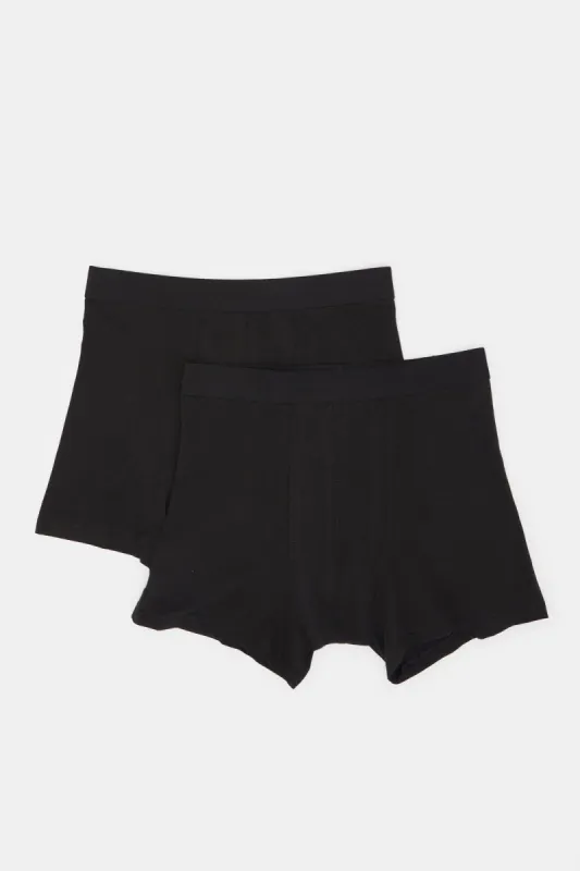 Men Black Boxers Brief Set (Pack of 2) sold by Redtag