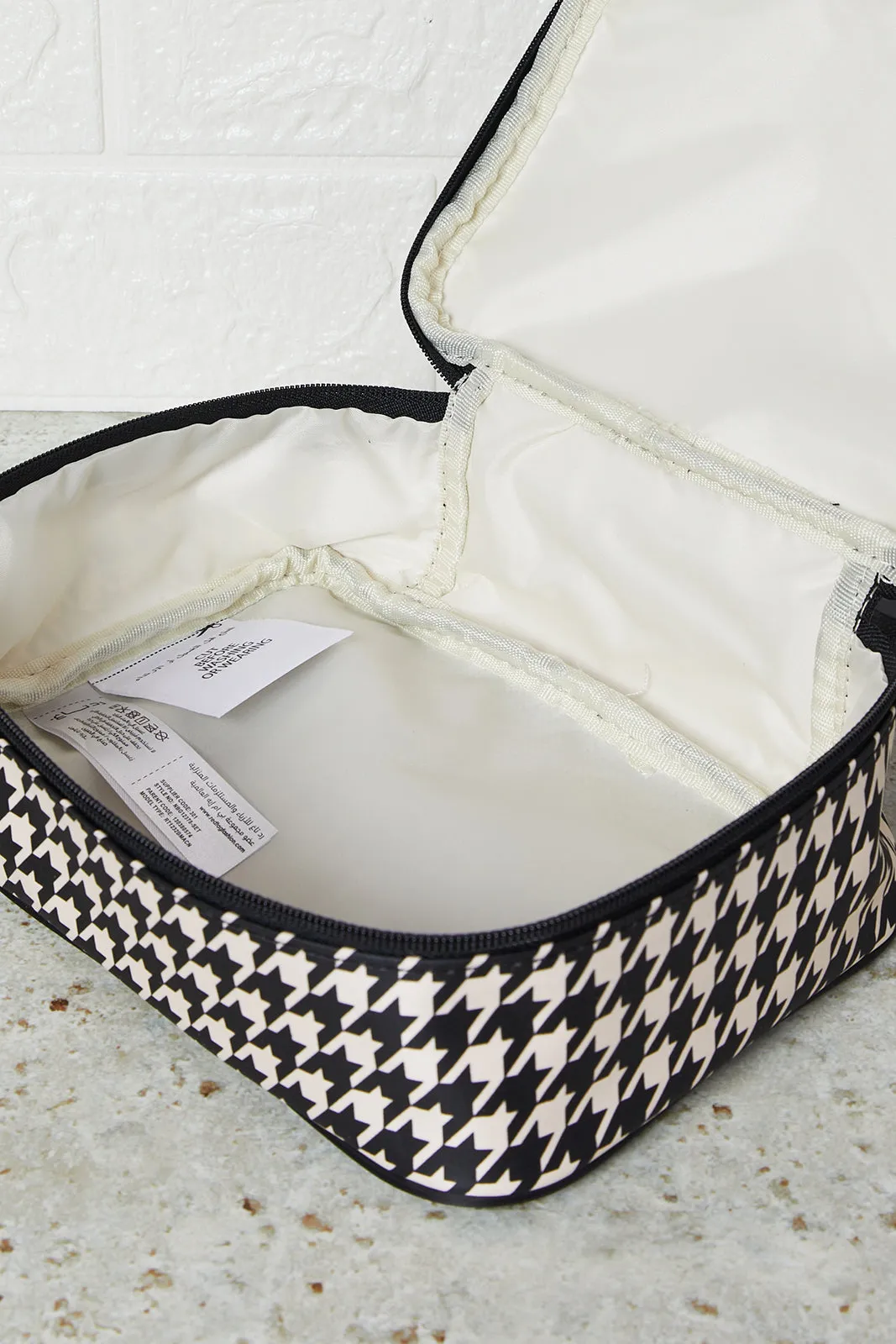 Women Black And Brown Printed Cosmetic Pouch Set (4 Piece) sold by Redtag product image thumbnail 5