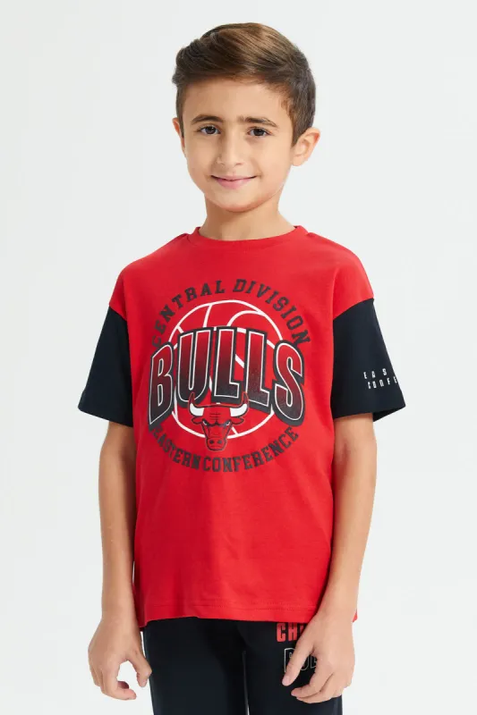 Boys Red Nba Chicago Bulls T-Shirt sold by Redtag