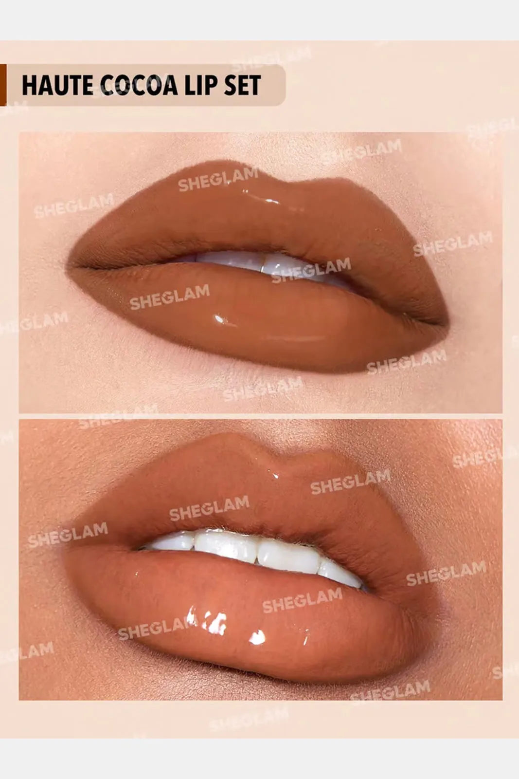 Sheglam Soft 90'S Glam Lip Liner And Lip Duo Set - Haute Cocoa sold by Redtag product image thumbnail 2