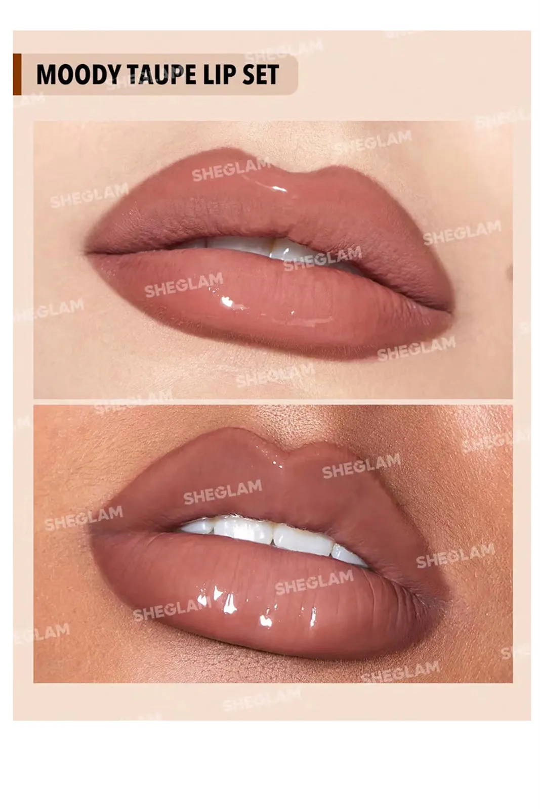 Sheglam Soft 90'S Glam Lip Liner And Lip Duo Set - Moody Taupe sold by Redtag product image thumbnail 2