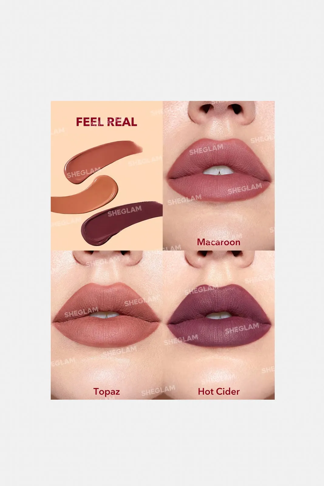 Sheglam Matte Allure Mini Liquid Lipstick Set - Feel Real sold by Redtag product image thumbnail 2