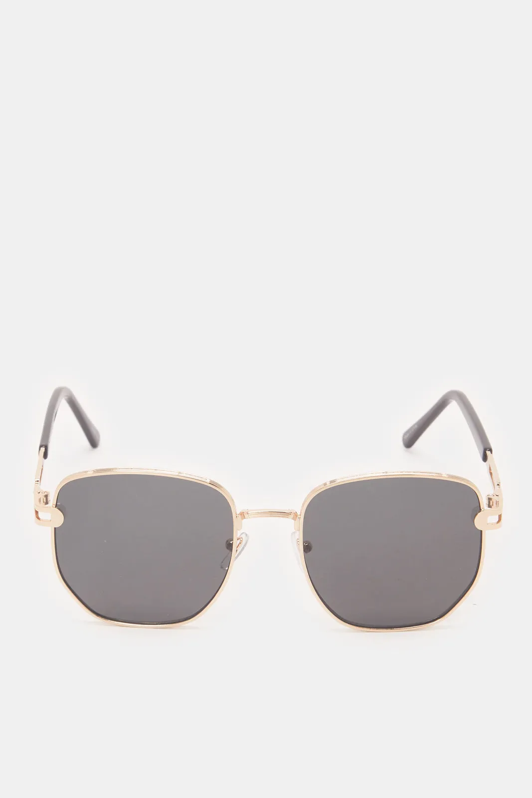 Men Black Hexagonal Sunglasses sold by Redtag