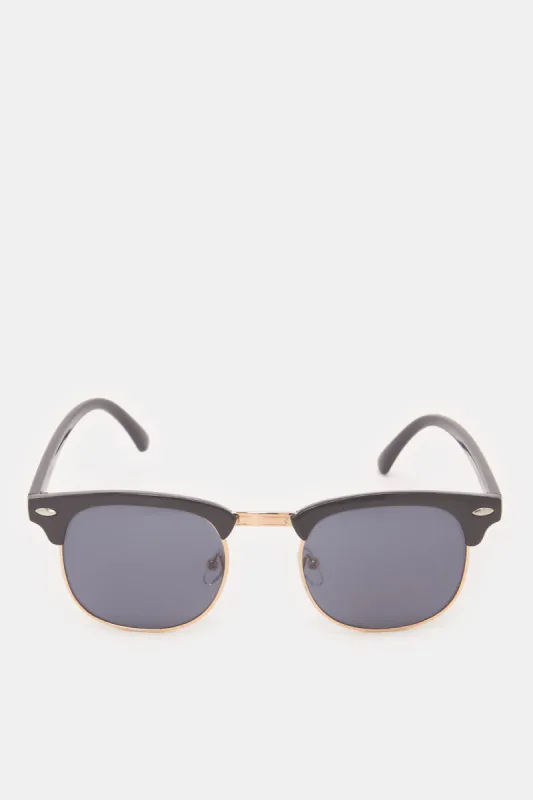 Men Black Wayfarer Sunglasses sold by Redtag
