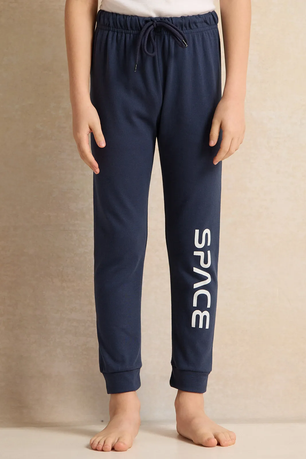 Boys Blue Space Pyjama Set (2 Piece) sold by Redtag product image thumbnail 3