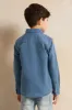 Boys Blue And White Shirt With T-Shirt Set (2 Piece) sold by Redtag