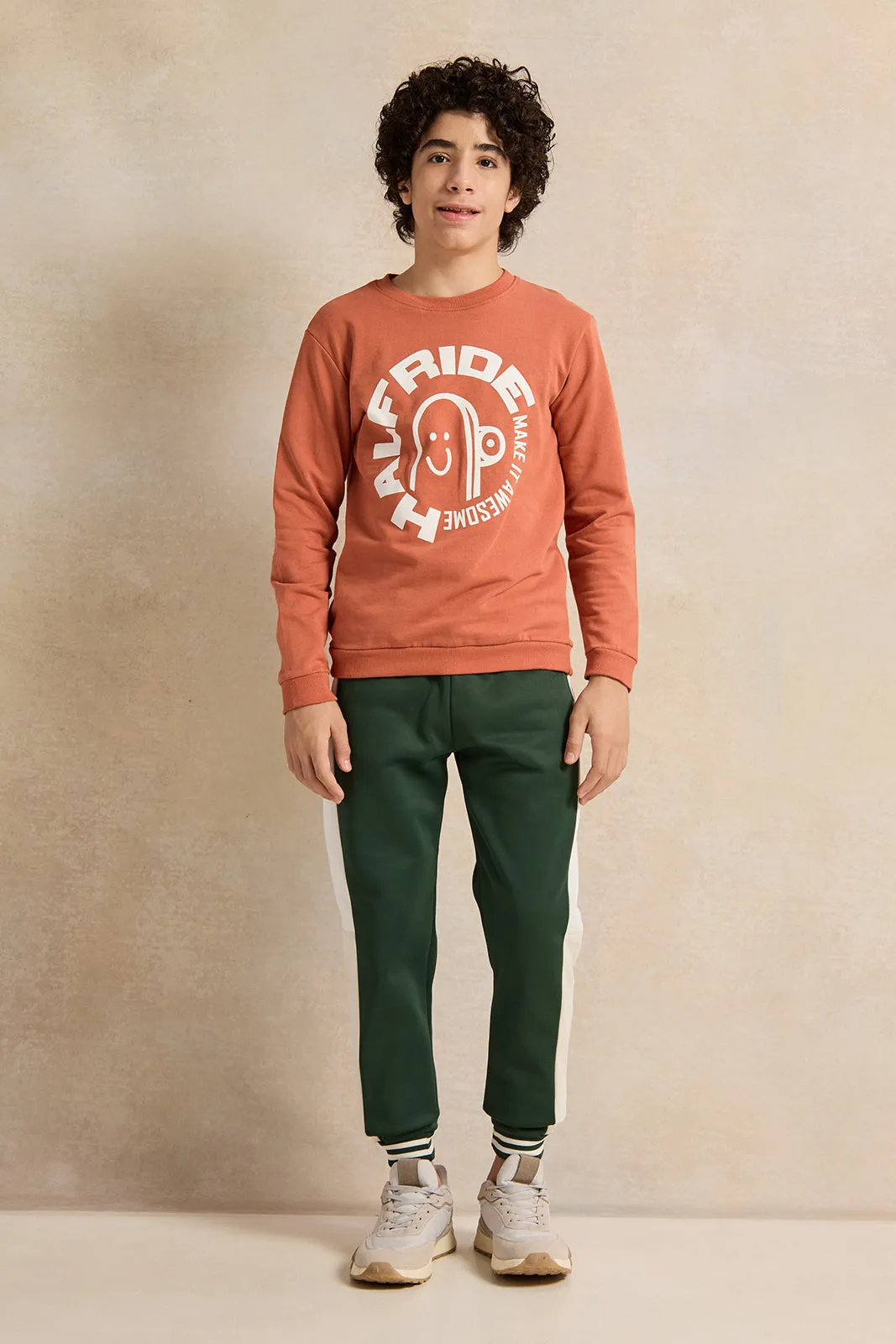 Senior Boys Olive And Beige Active Pants sold by Redtag product image thumbnail 2