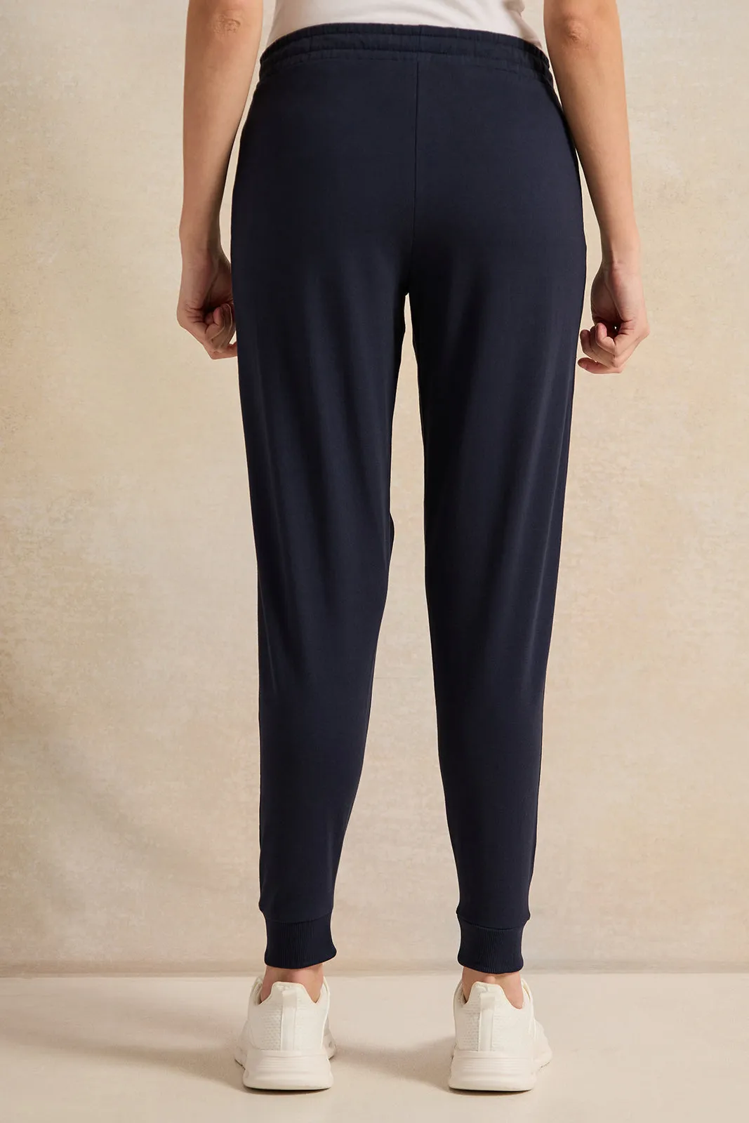Women Navy Placement Print Active Pants sold by Redtag product image thumbnail 4