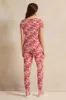 Women Red Printed Pyjama Set (2 Piece) sold by Redtag