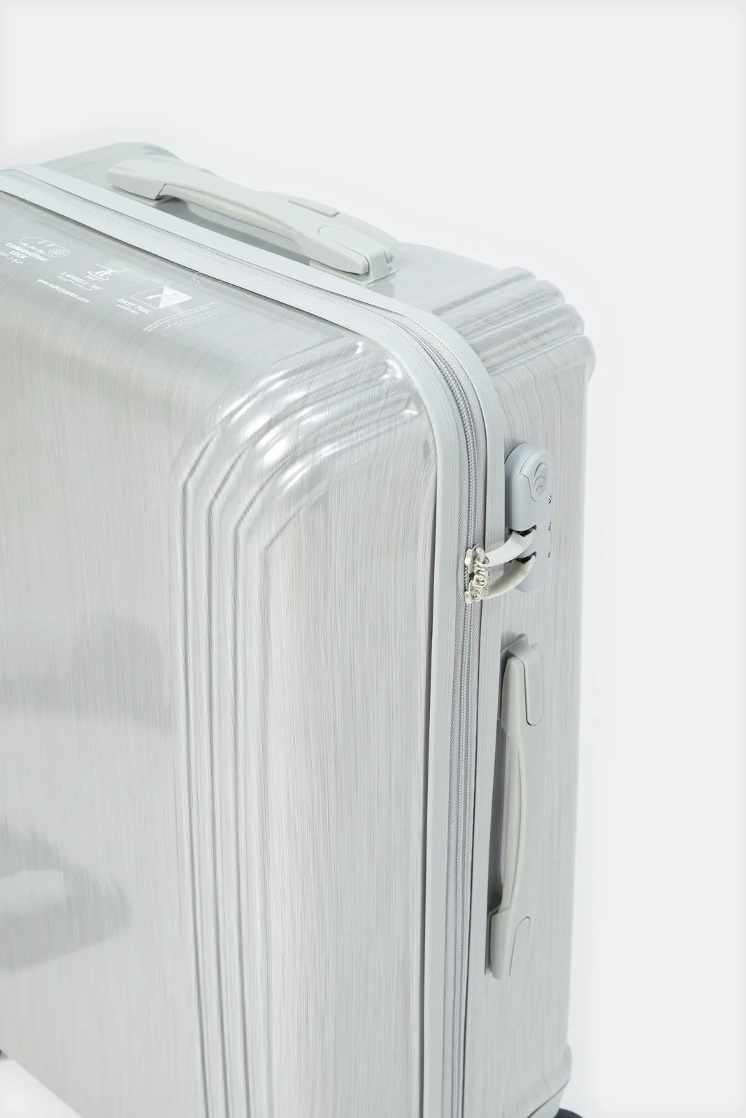 Silver Trolley Travel Luggage (28 Inch) sold by Redtag product image thumbnail 4
