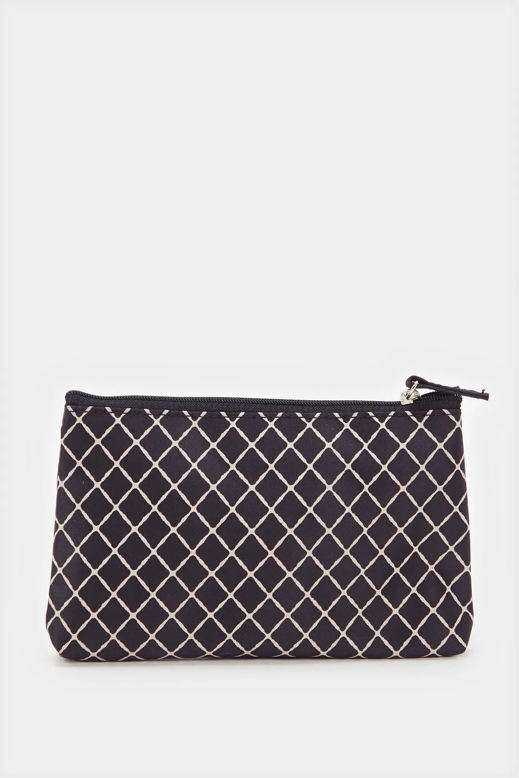 Women Black Printed Cosmetic Pouch Set (5 Piece) sold by Redtag product image thumbnail 4