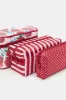 Women Red Printed Cosmetic Pouch Set (4 Piece) sold by Redtag