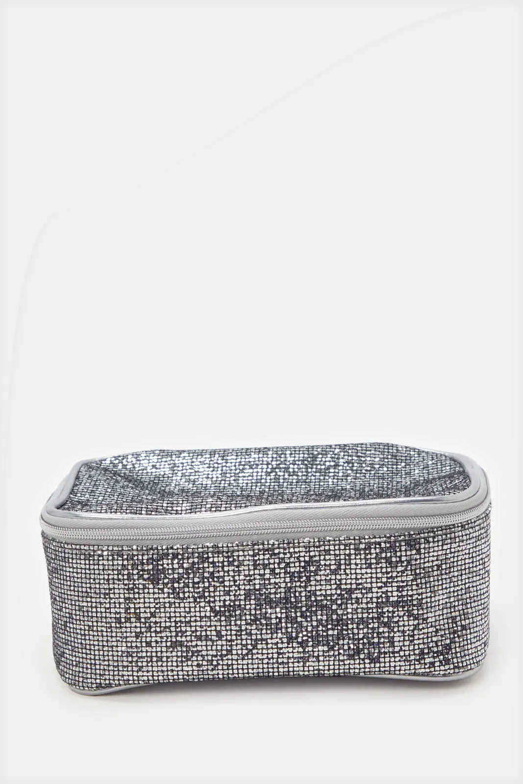 Women Silver Embellished Cosmetic Pouch Set (4 Piece) sold by Redtag product image thumbnail 3