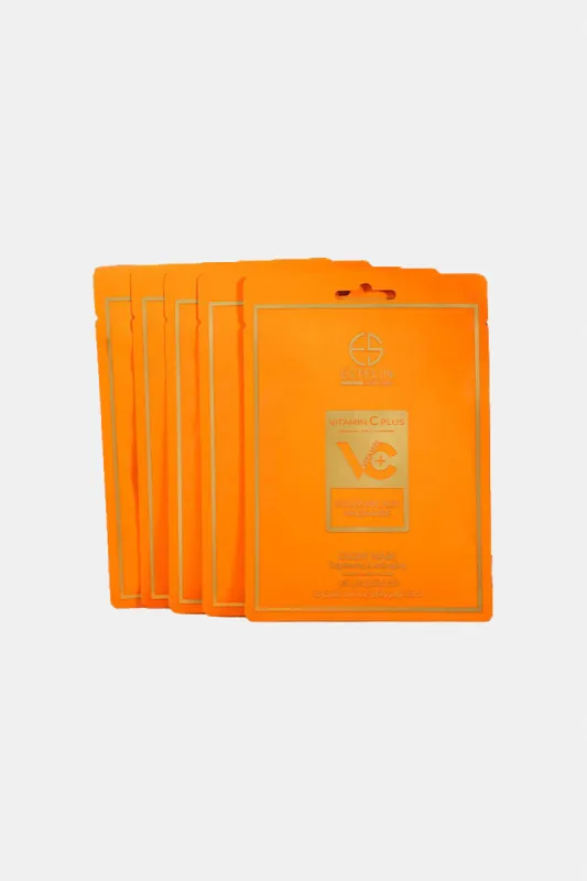 Estelin Vitamin C Plus Brighteing & Anti- Aging Glow Mask (10 Piece) sold by Redtag