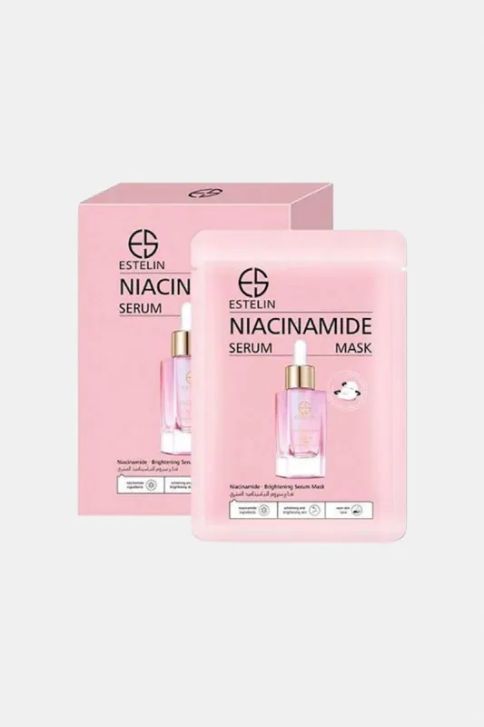 Estelin Niacinamide Brightening Serum Mask 10 Piece (25ml) sold by Redtag