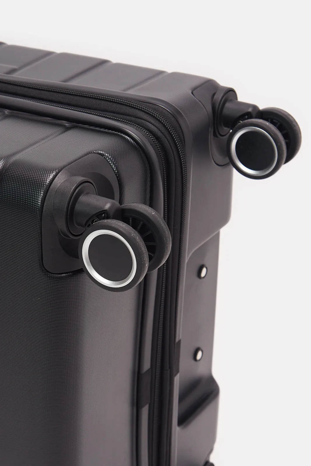 Black Textured Trolley Luggage (24 Inch) sold by Redtag product image thumbnail 4