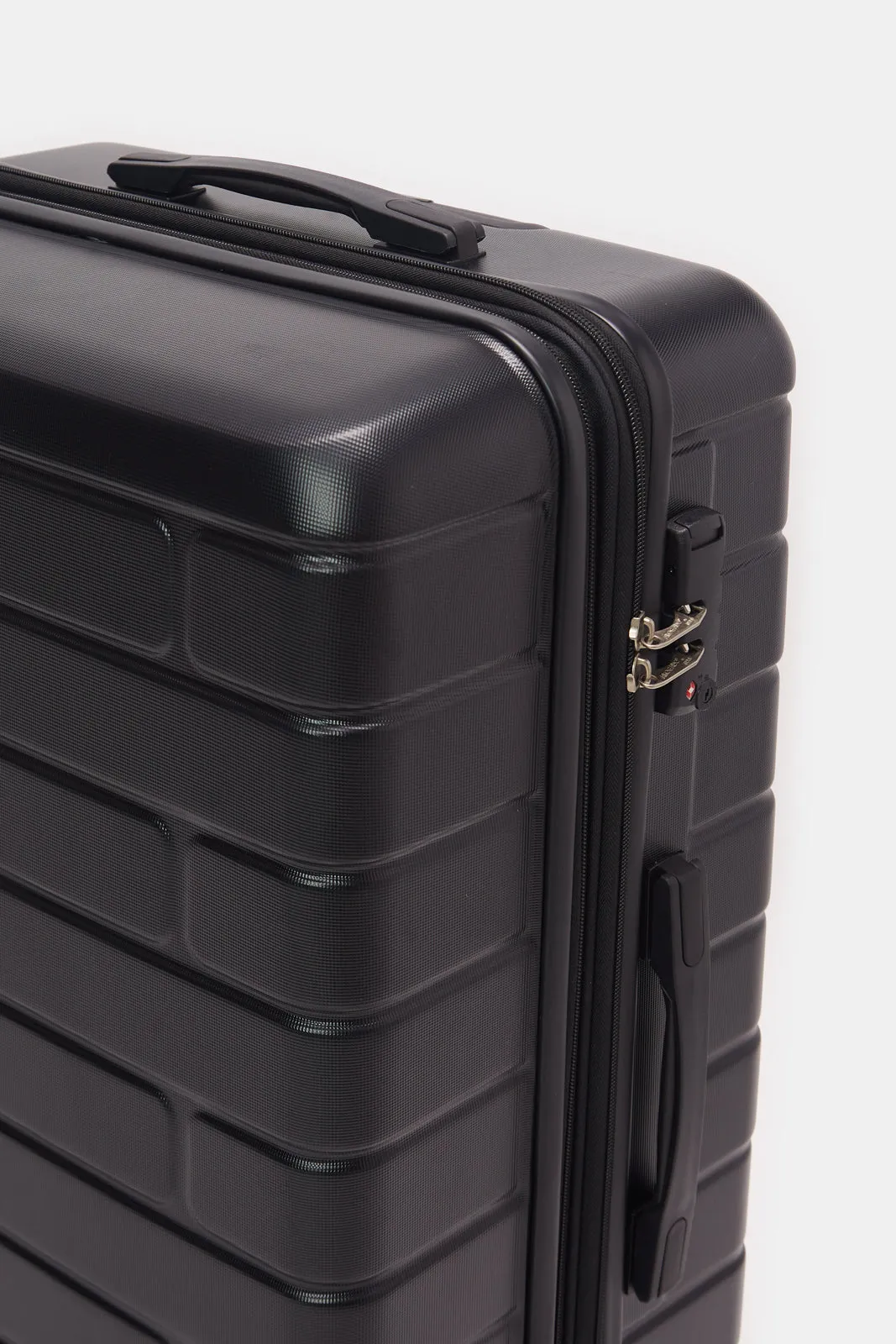 Black Textured Trolley Luggage (24 Inch) sold by Redtag product image thumbnail 3