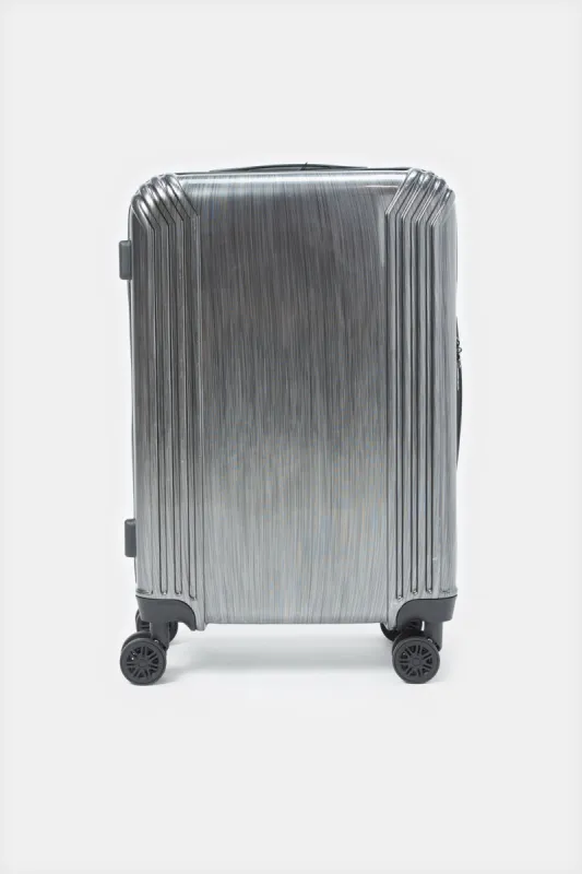 Black Textured Trolley Luggage Trolley (28 Inch) sold by Redtag