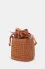 Women Brown Embellished Bucket Bag sold by Redtag