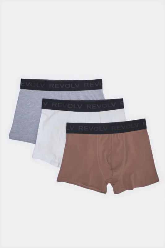 Men Assorted Solid Brief Set (Pack of 3) sold by Redtag