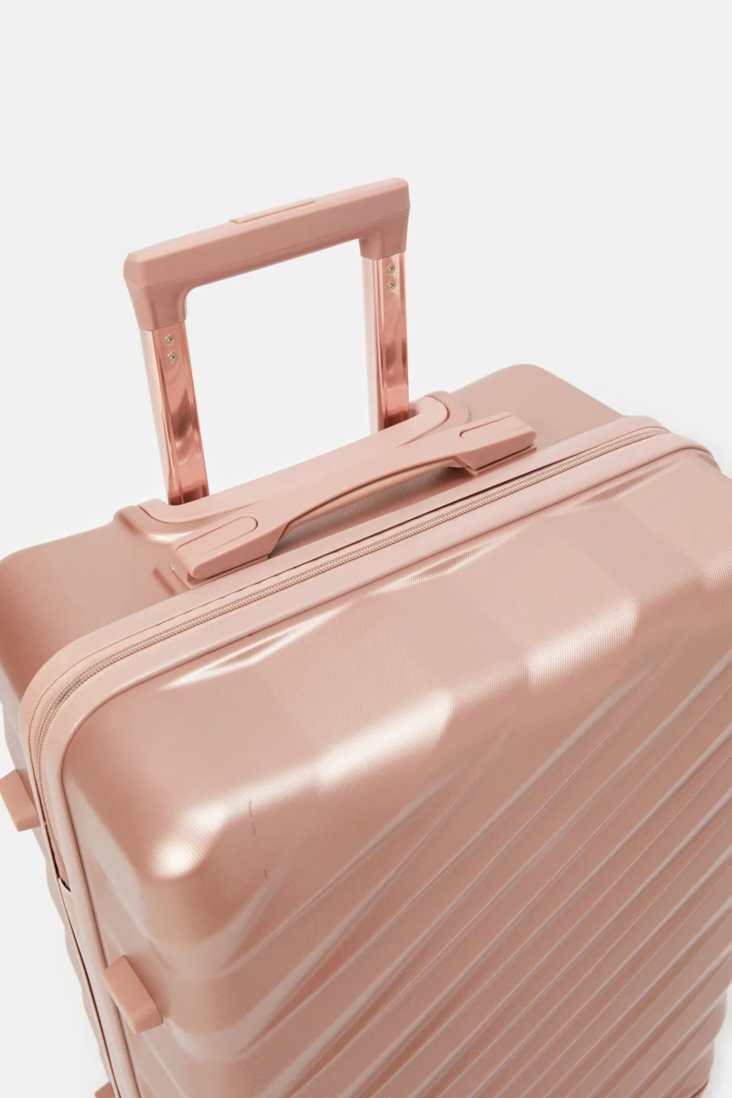 Gold Textured Luggage Trolley (24 Inch) sold by Redtag product image thumbnail 3