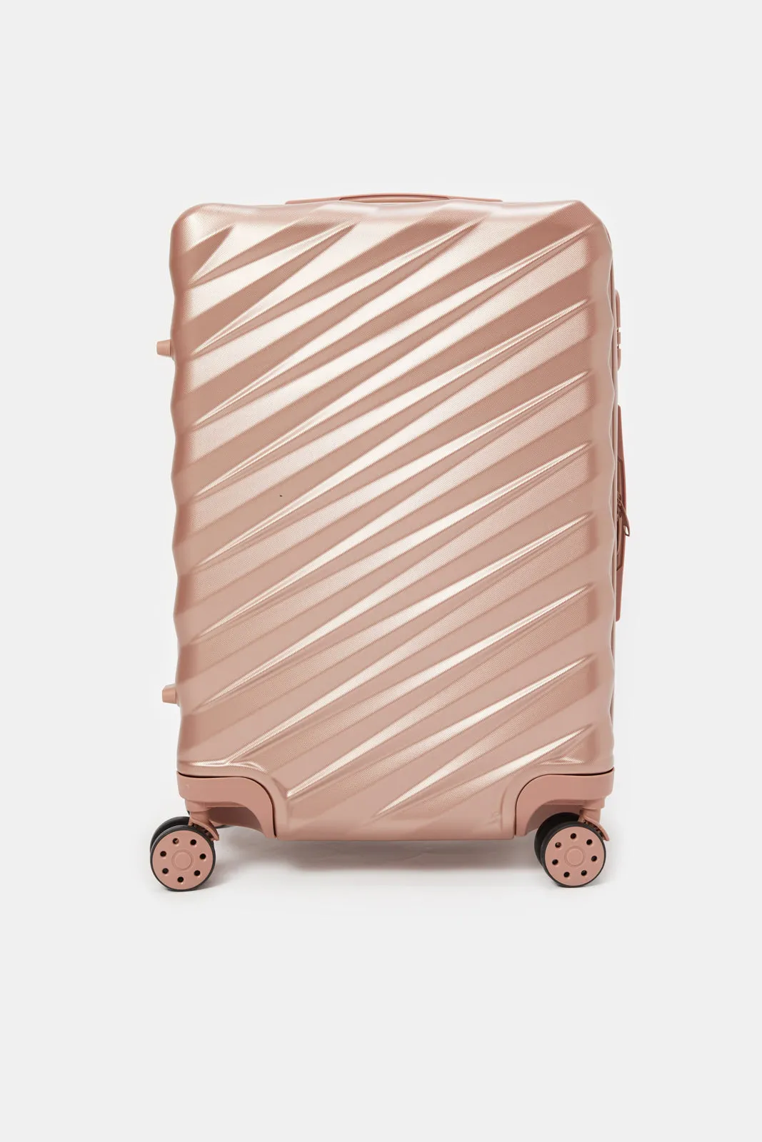 Gold Textured Luggage Trolley (24 Inch) sold by Redtag