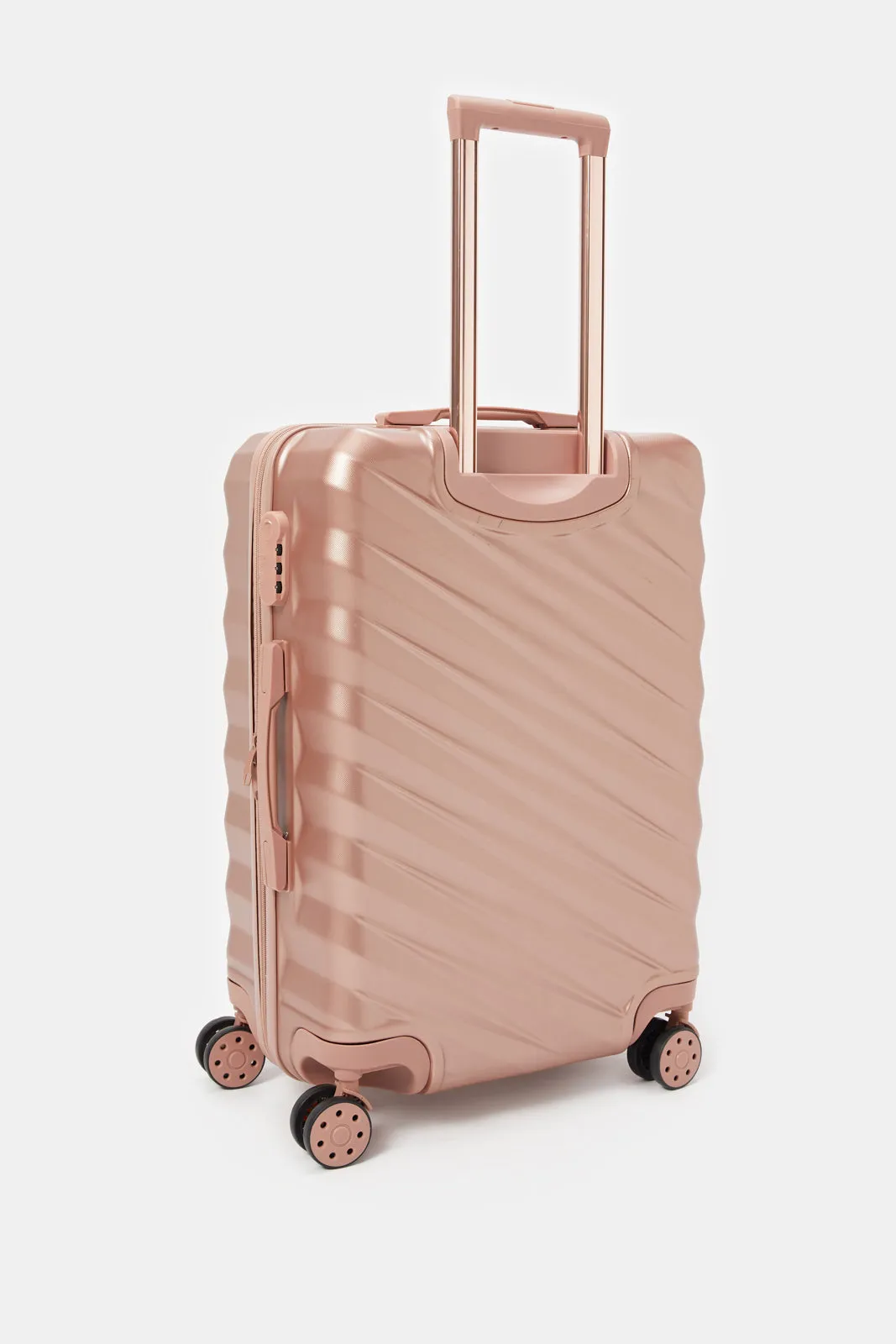 Gold Textured Luggage Trolley (20 Inch) sold by Redtag product image thumbnail 2