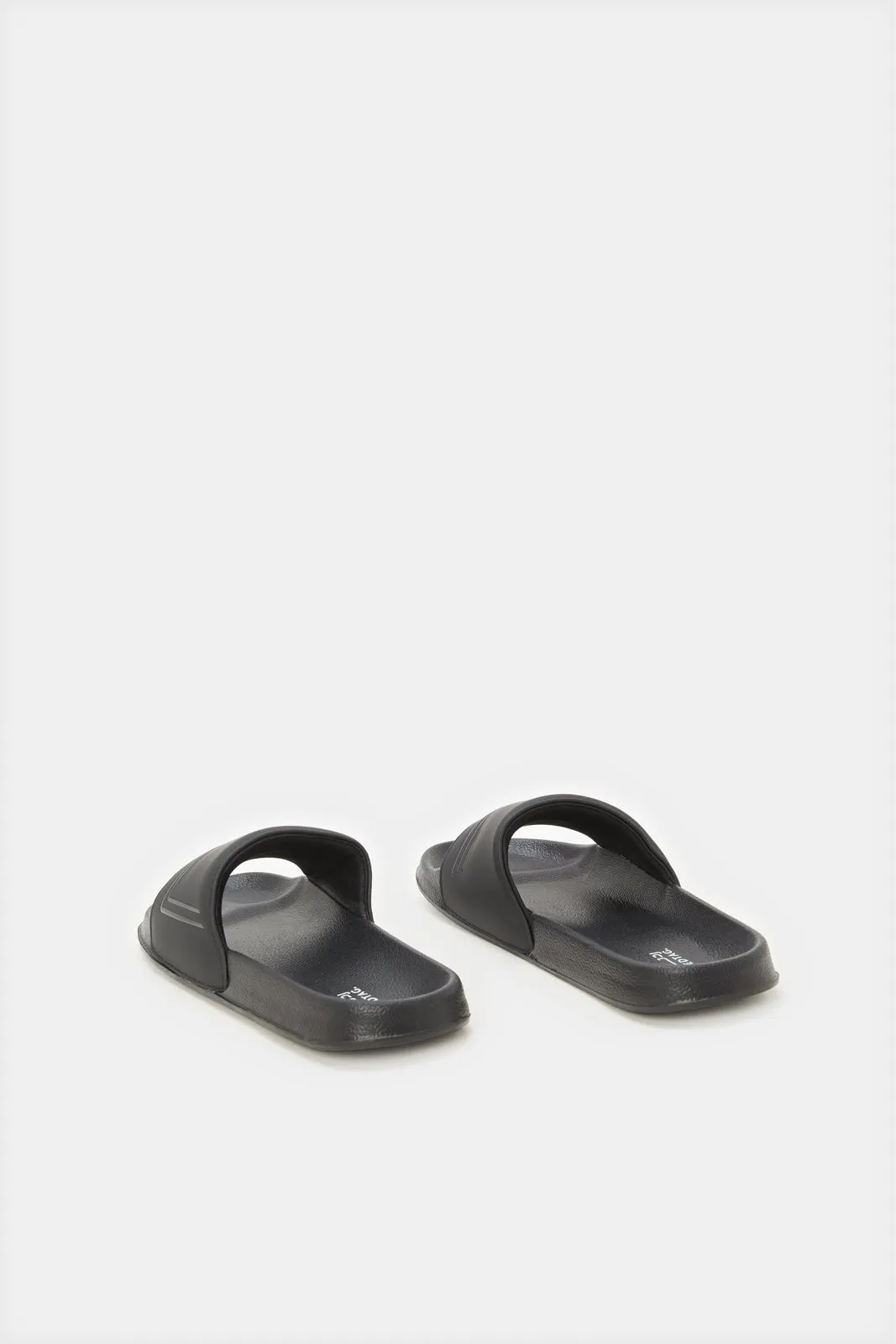 Senior Boys Black Padded Slide sold by Redtag product image thumbnail 4