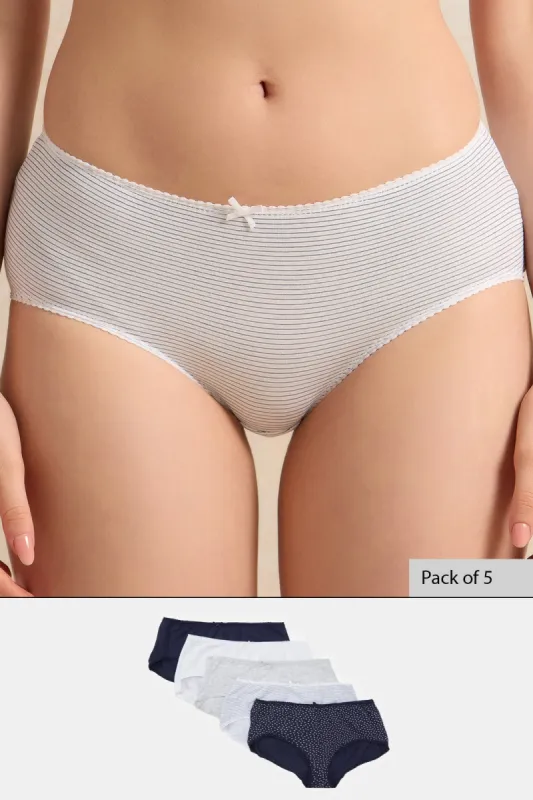 Women Assorted Boyleg Brief Set (Pack of 5) sold by Redtag