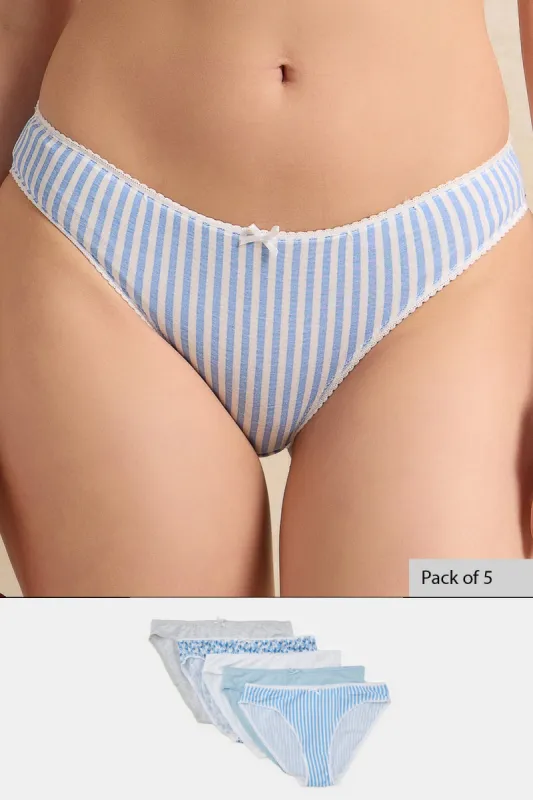 Women Assorted Boyleg Brief Set (Pack of 5) sold by Redtag