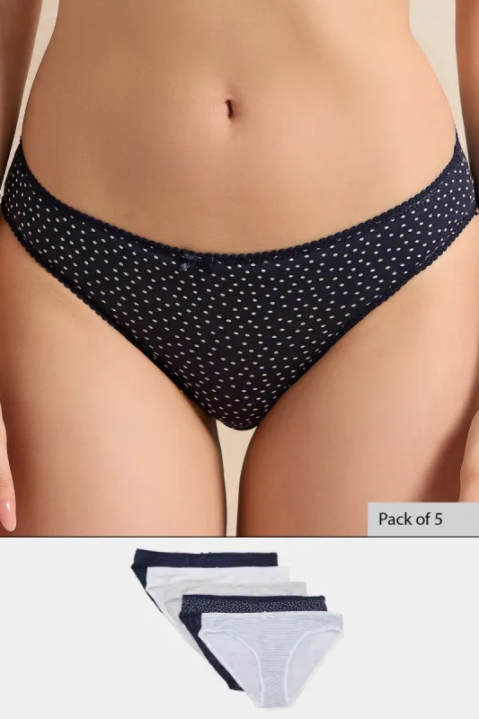 Women Assorted Bikini Brief Set (Pack of 5) sold by Redtag