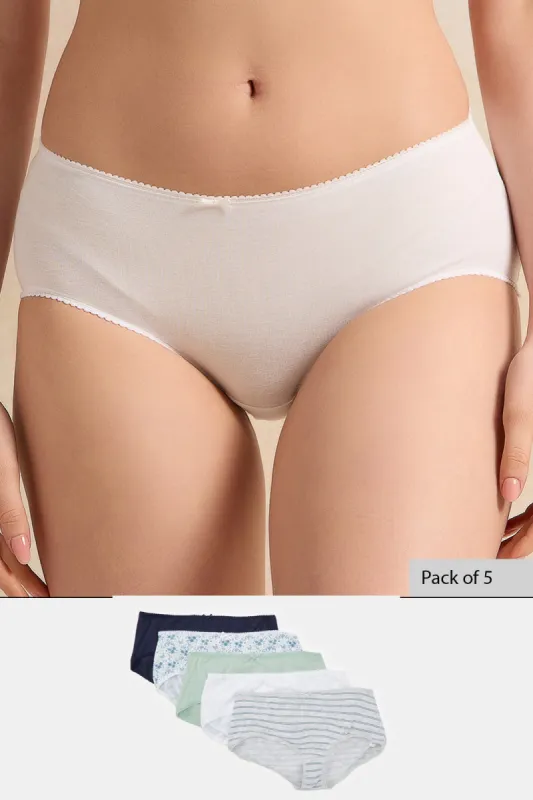 Women Assorted Bikini Brief Set (Pack of 5) sold by Redtag