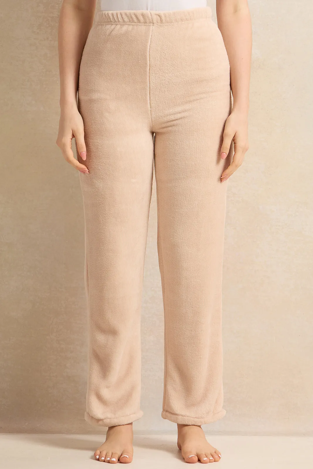 Women Pink Fleece Fashion Pyjama Set (2 Piece) sold by Redtag product image thumbnail 3