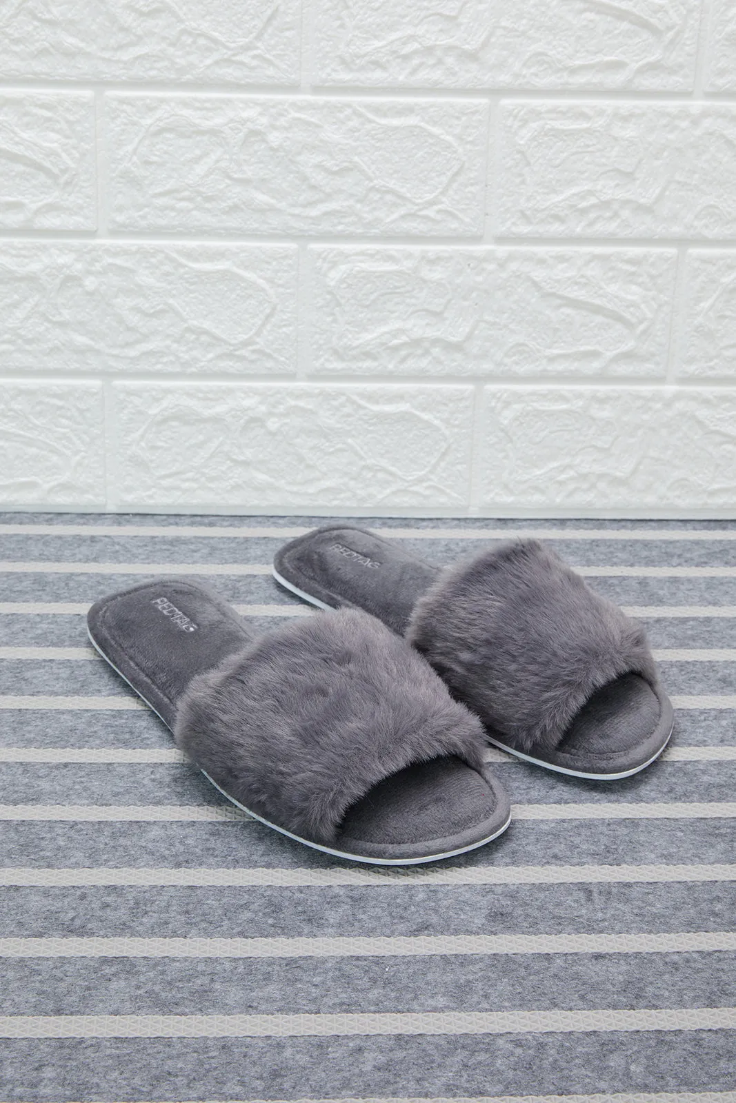 Women Charcoal Classic Slipper sold by Redtag product image thumbnail 2