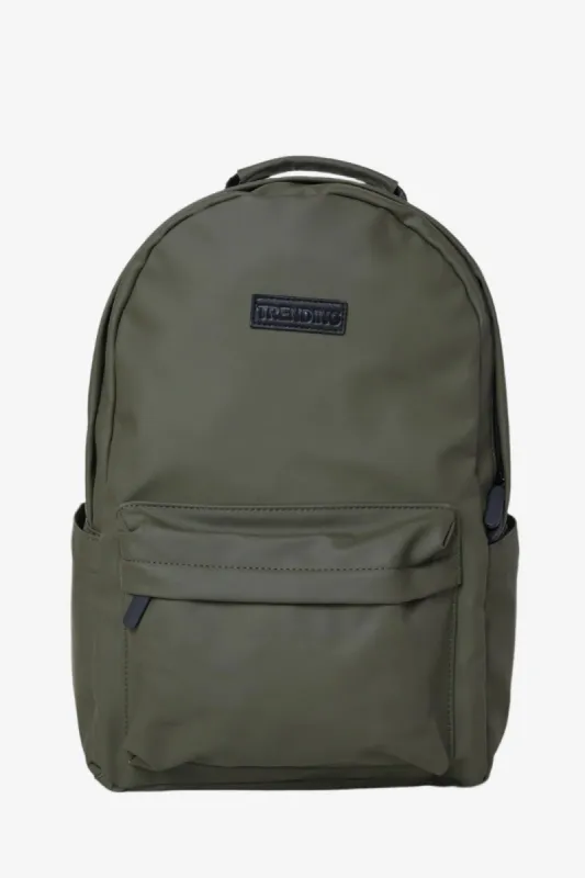 Men Olive Printed Backpack sold by Redtag